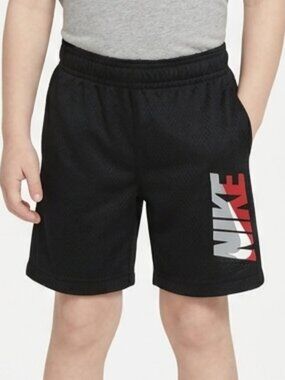 Nike Dri-FIT Kids Shorts 4T Black Pull On Toddler  Athletic Shorts NWT